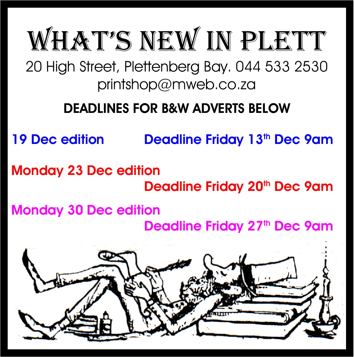 What's New in Plett 12 December 2019