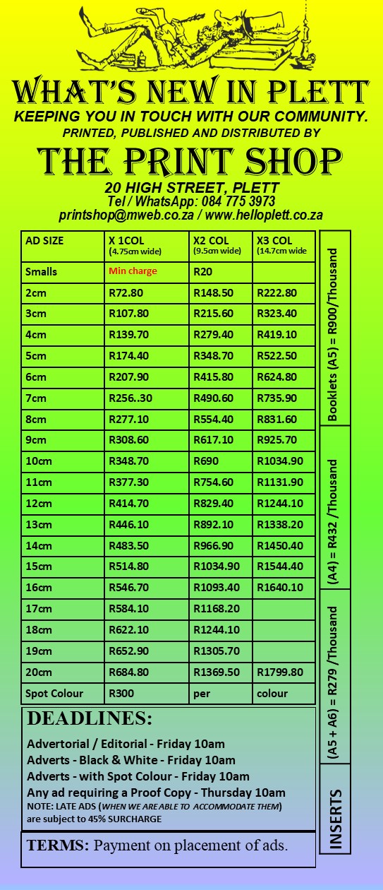 Whats New In Plett Pricelist 6